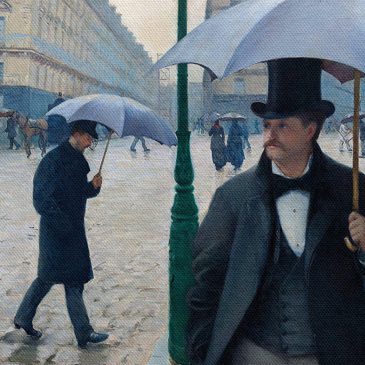 Calle de París, día lluvioso