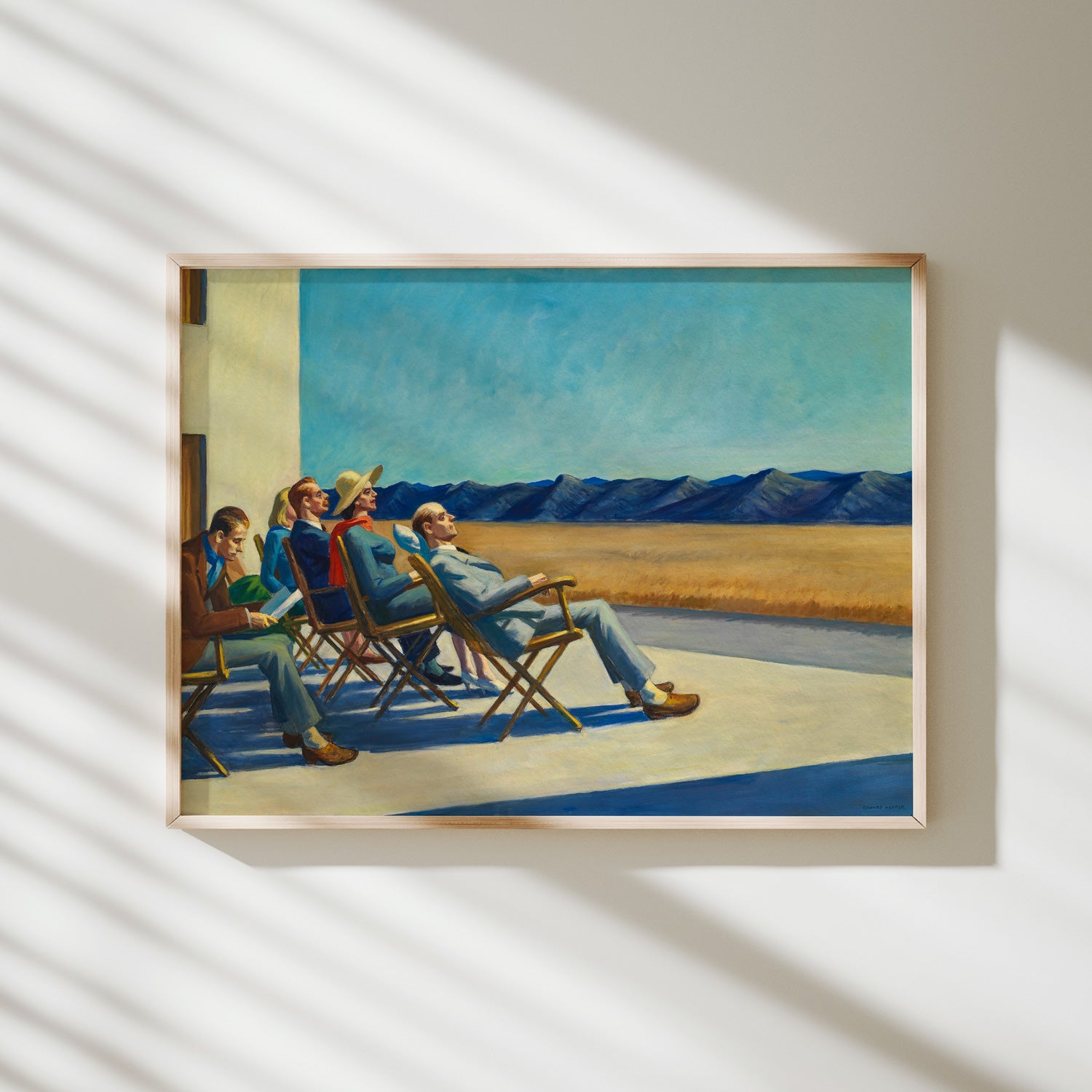 gente al sol hopper