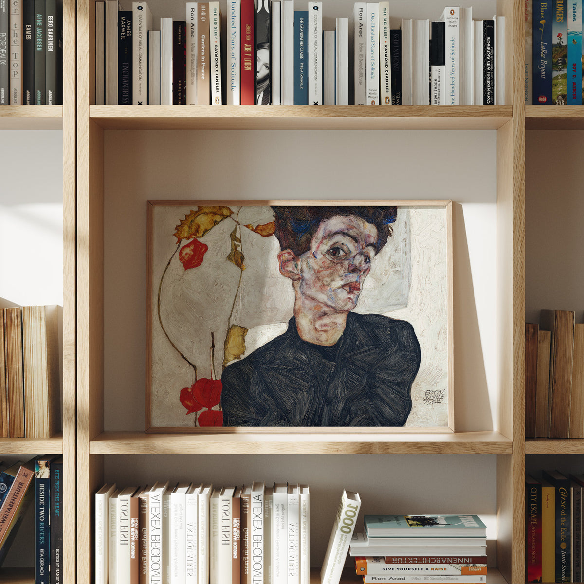 Autorretrato con physalis