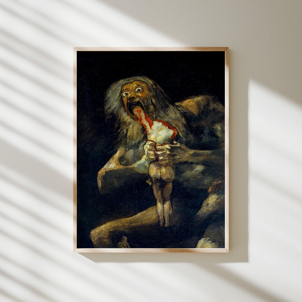 saturno devorando a su hijo goya