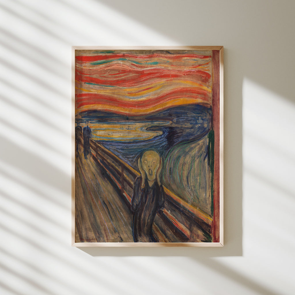 lámina el grito edvard munch