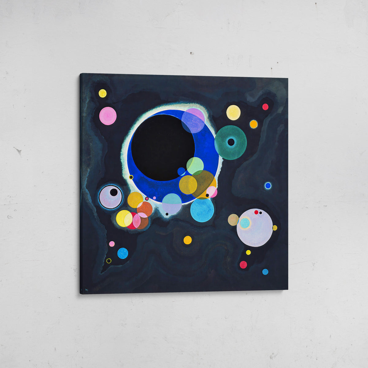 canvas varios círculos wassily kandinsky