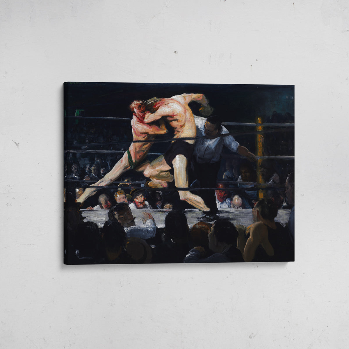 canvas stag en sharkey's george bellows