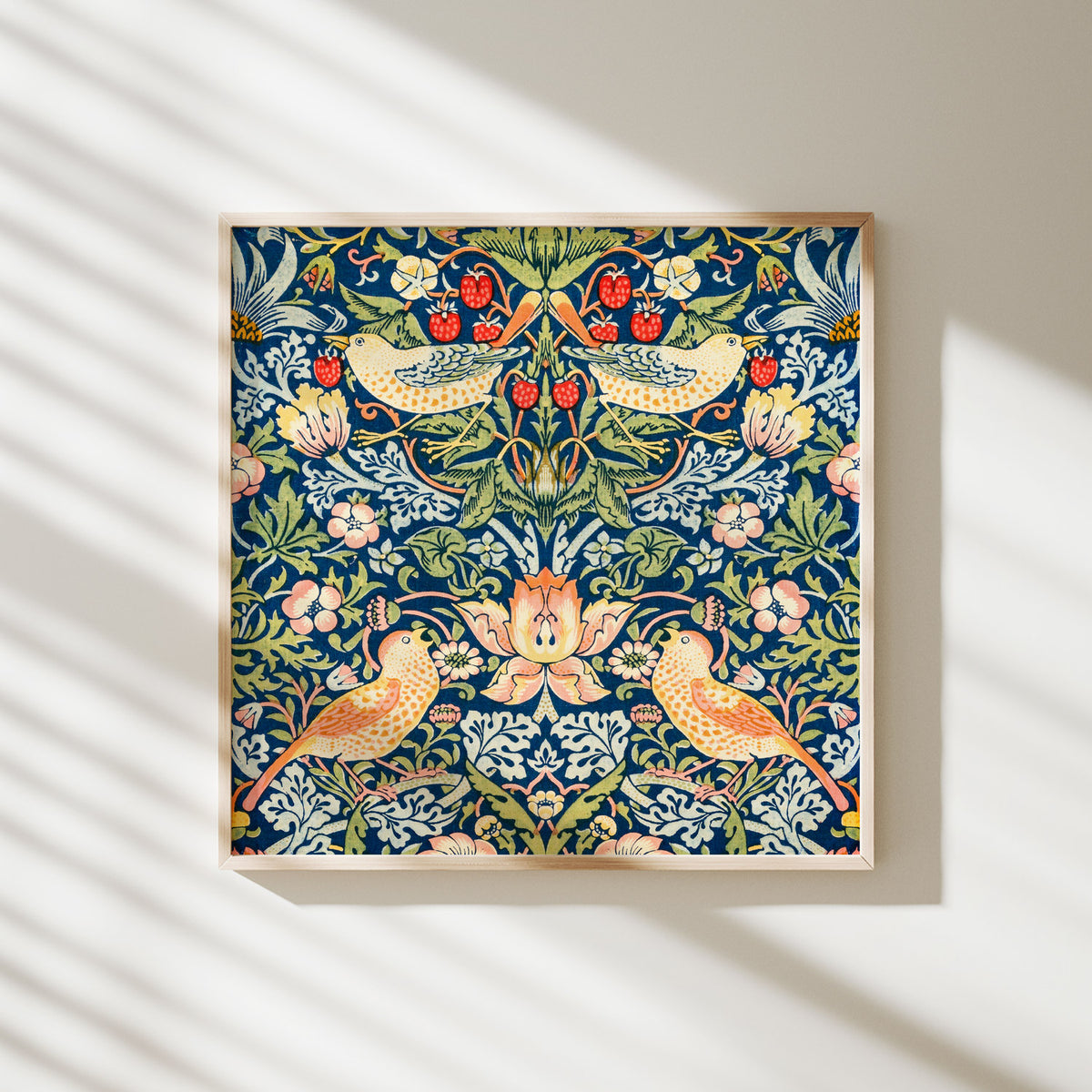 lámina el ladrón de fresas william morris