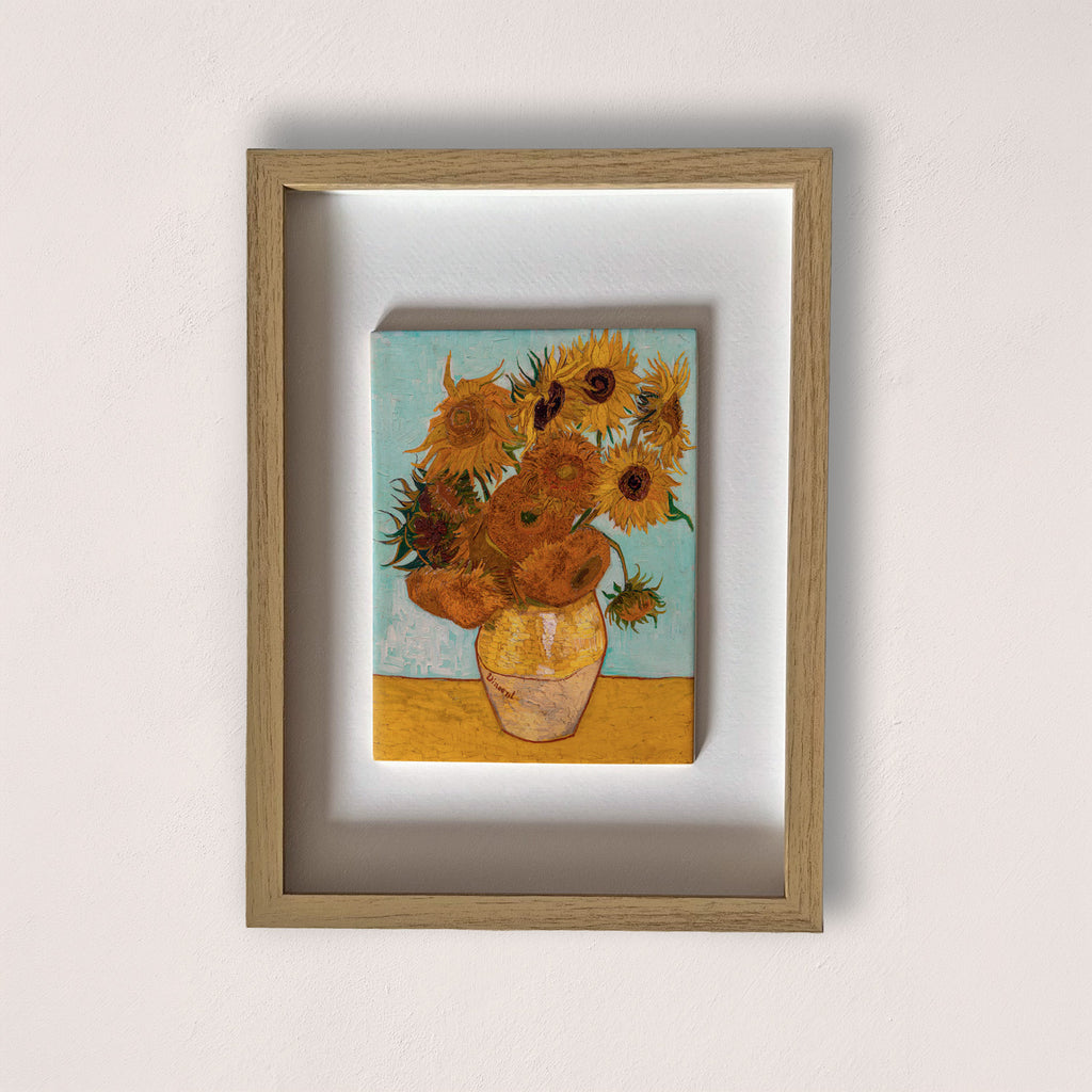 los girasoles versión múnich van gogh cuadro en cerámica