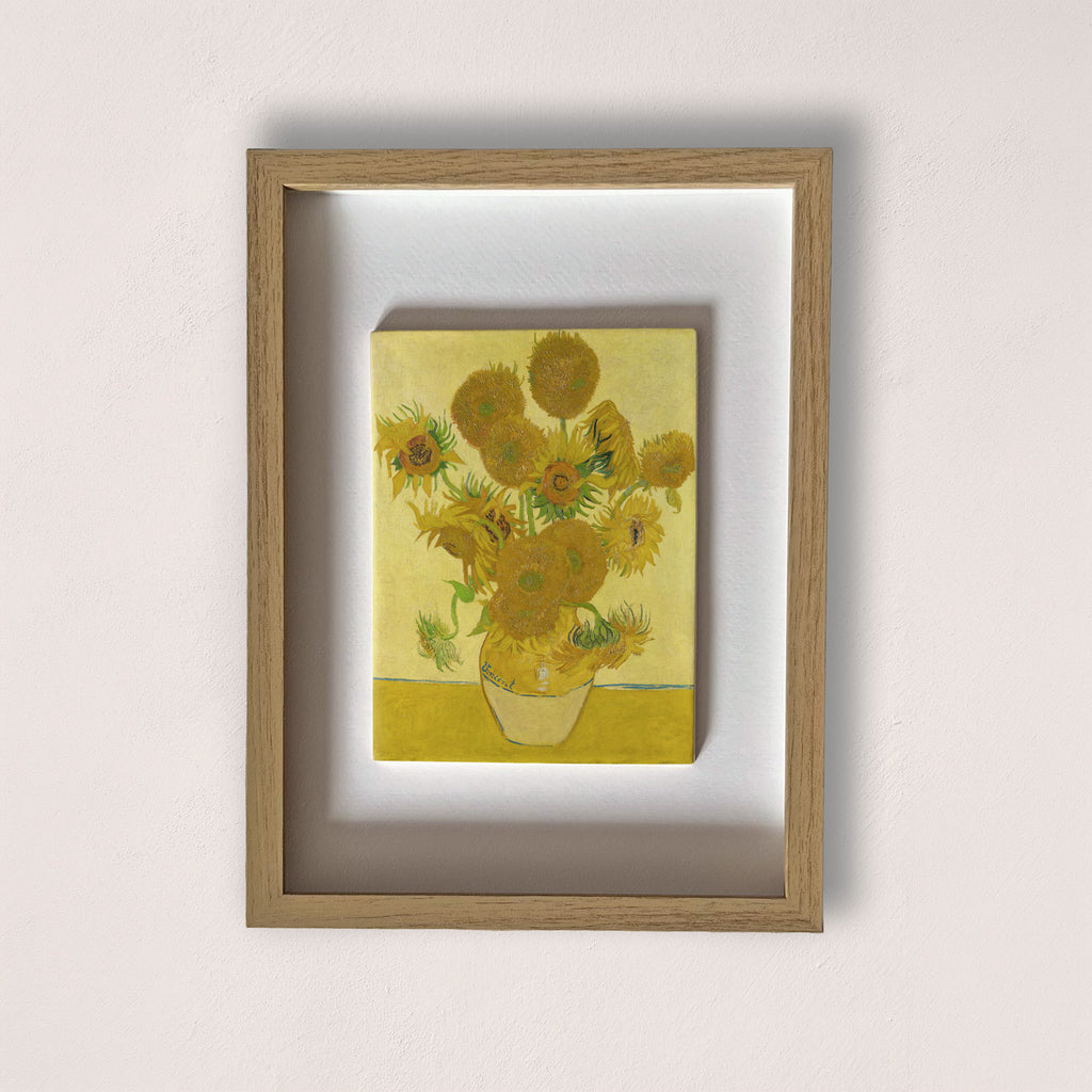 los girasoles van gogh cuadro en cerámica