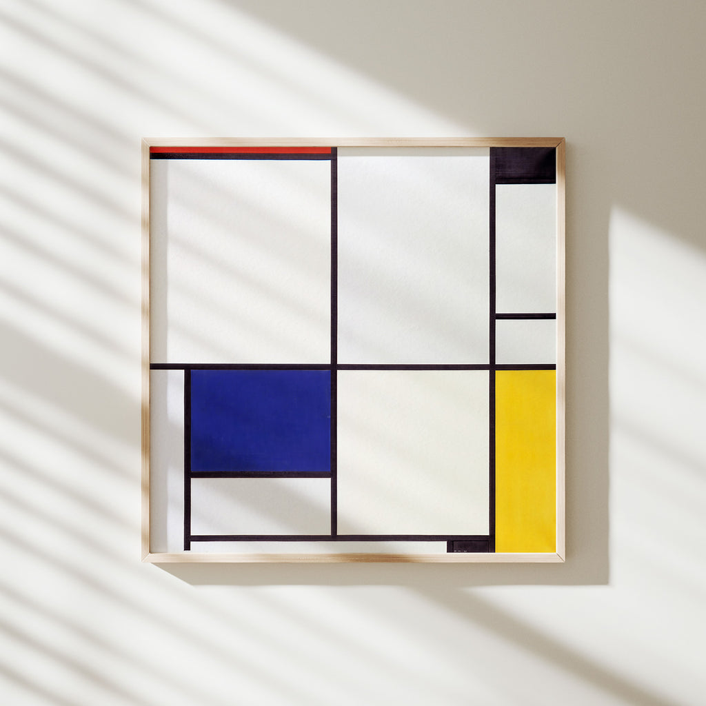 cuadro i mondrian lámina