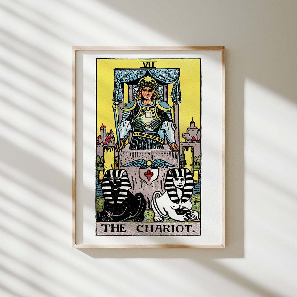 poster tarot el carro