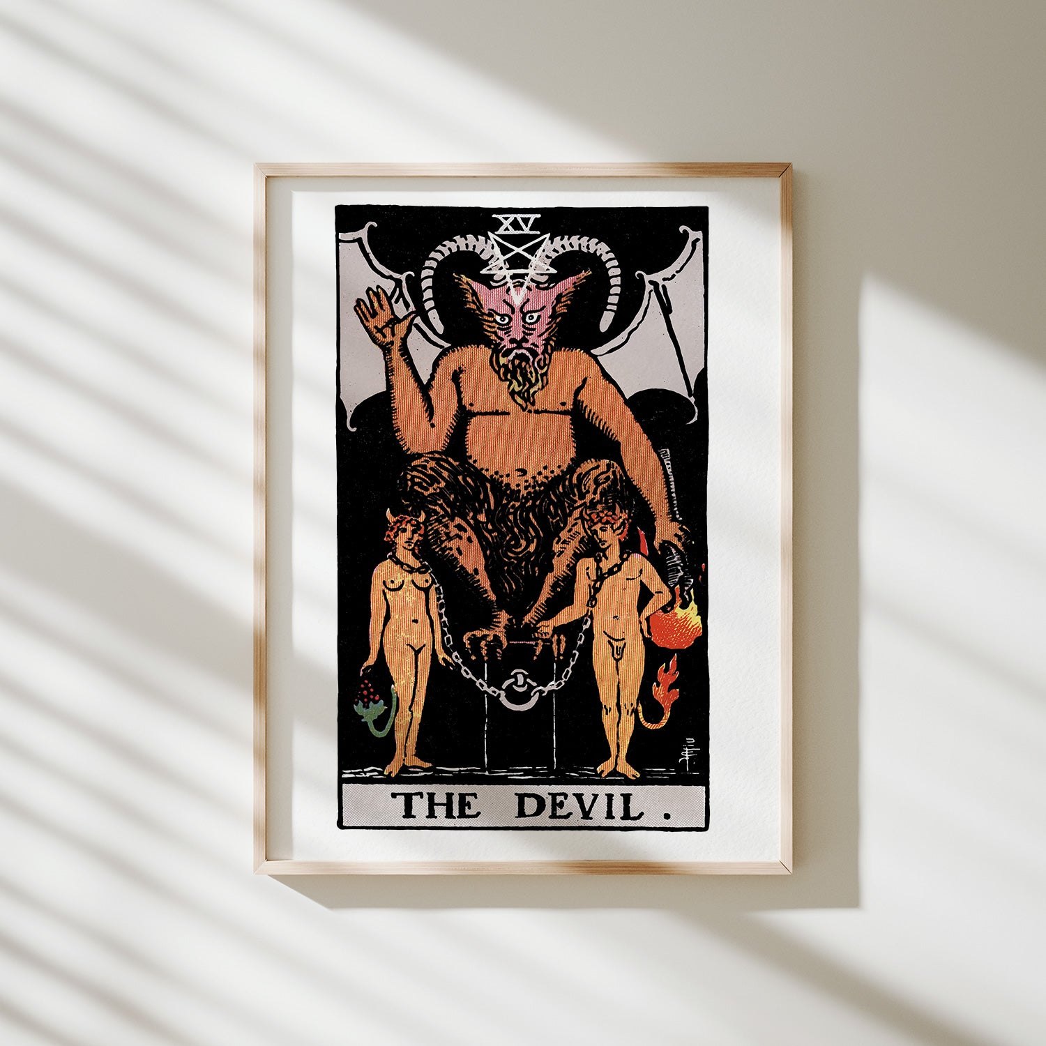 poster tarot el diablo