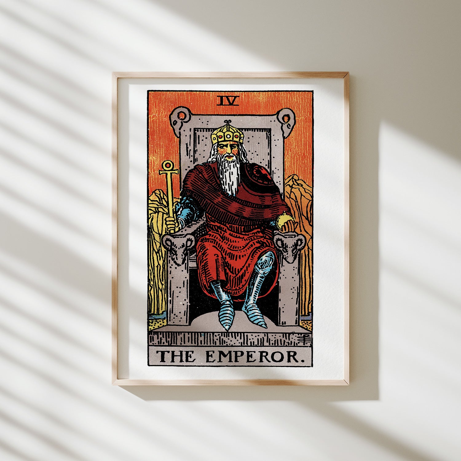 poster tarot el emperador