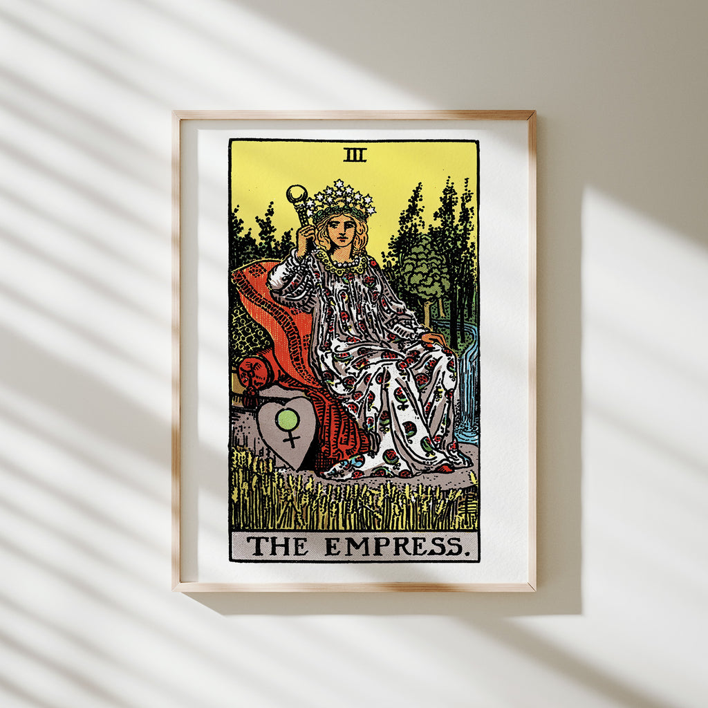 poster tarot la emperatriz