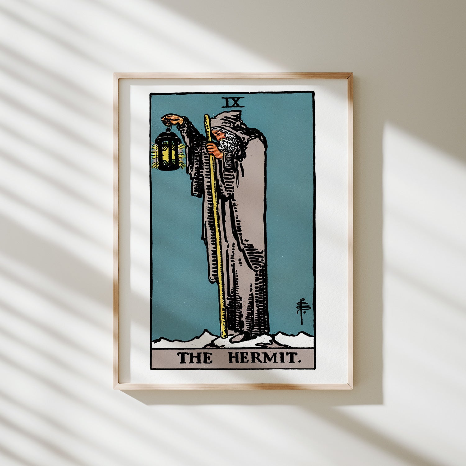poster tarot el ermitaño