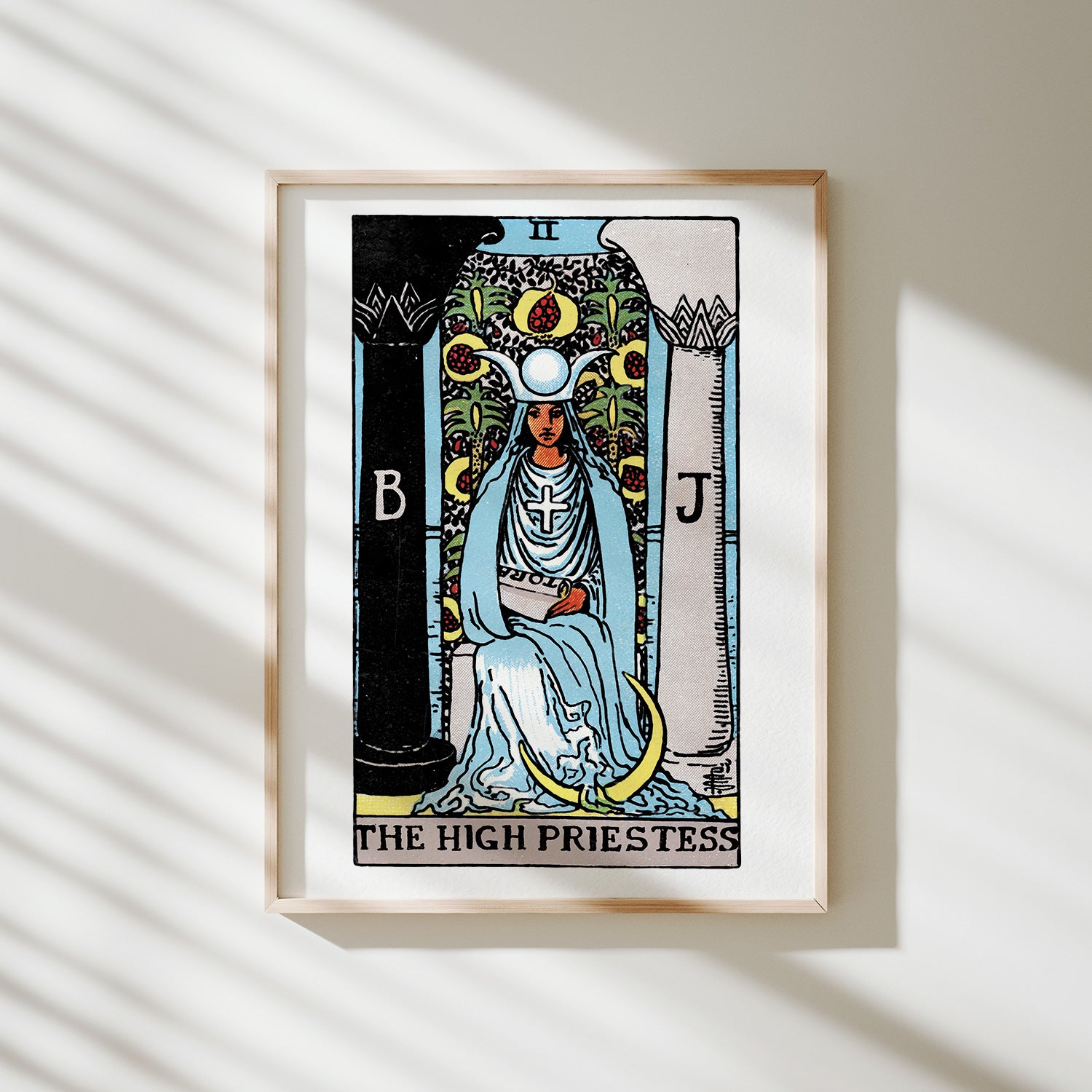 poster tarot la sacerdotisa
