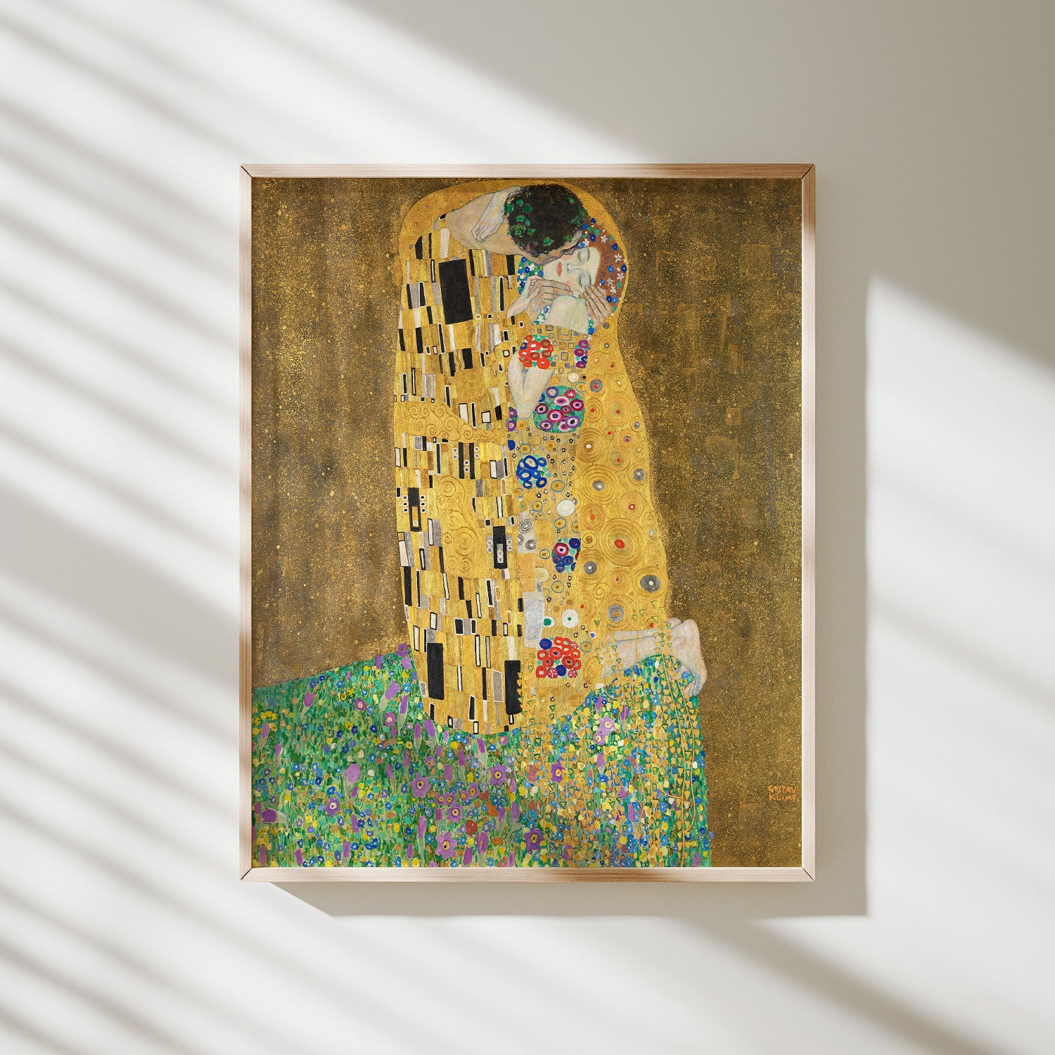 el beso klimt