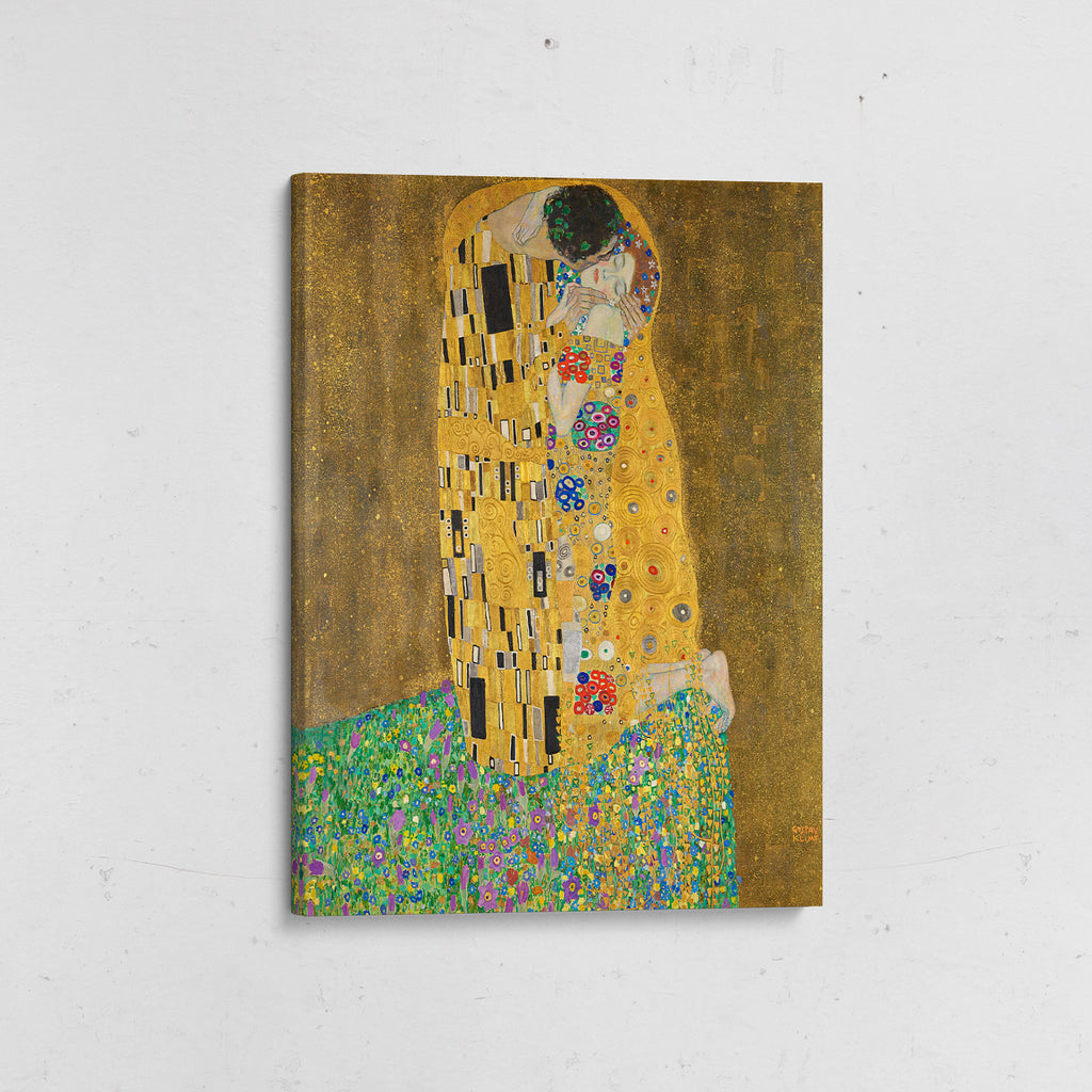 el beso klimt canvas