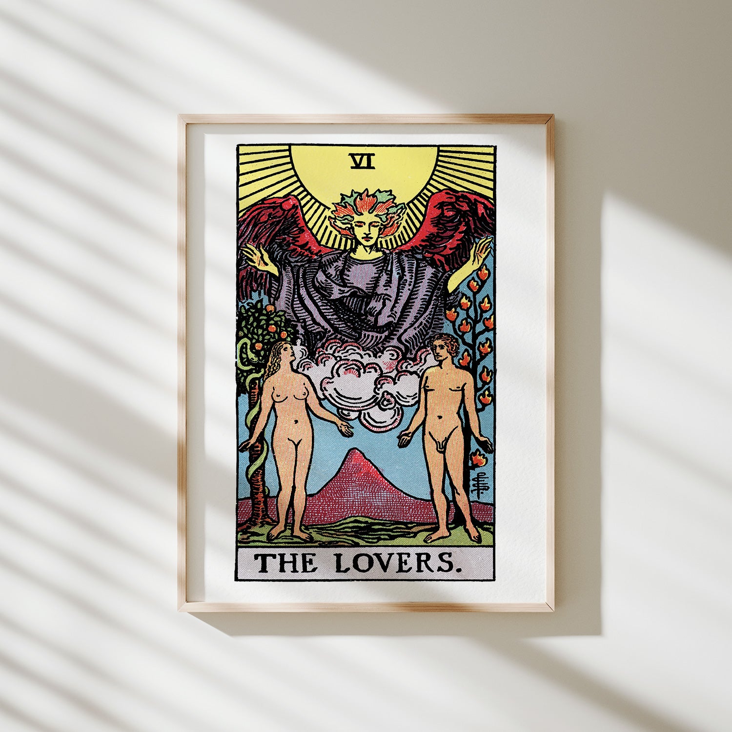 poster tarot los enamorados