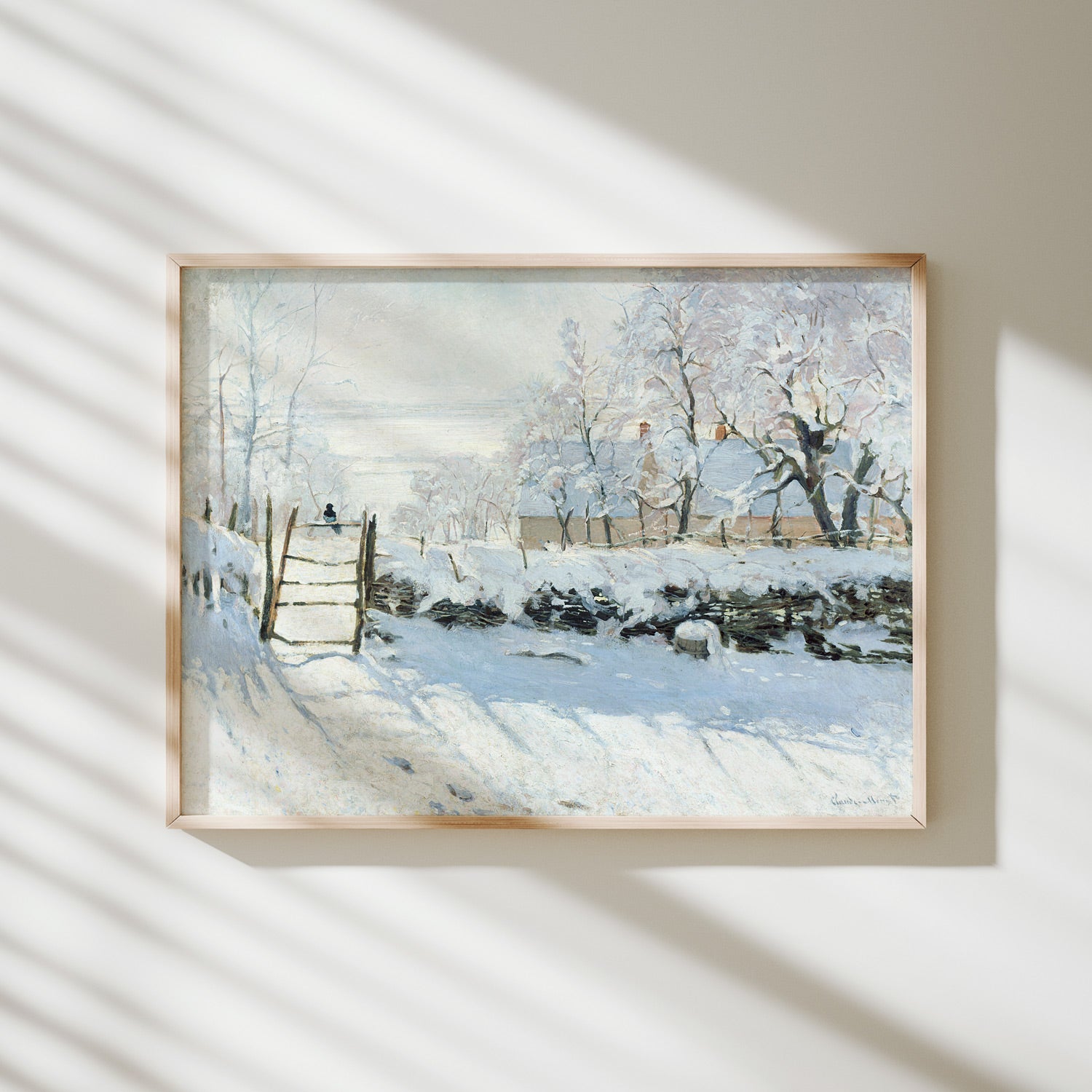 la urraca claude monet