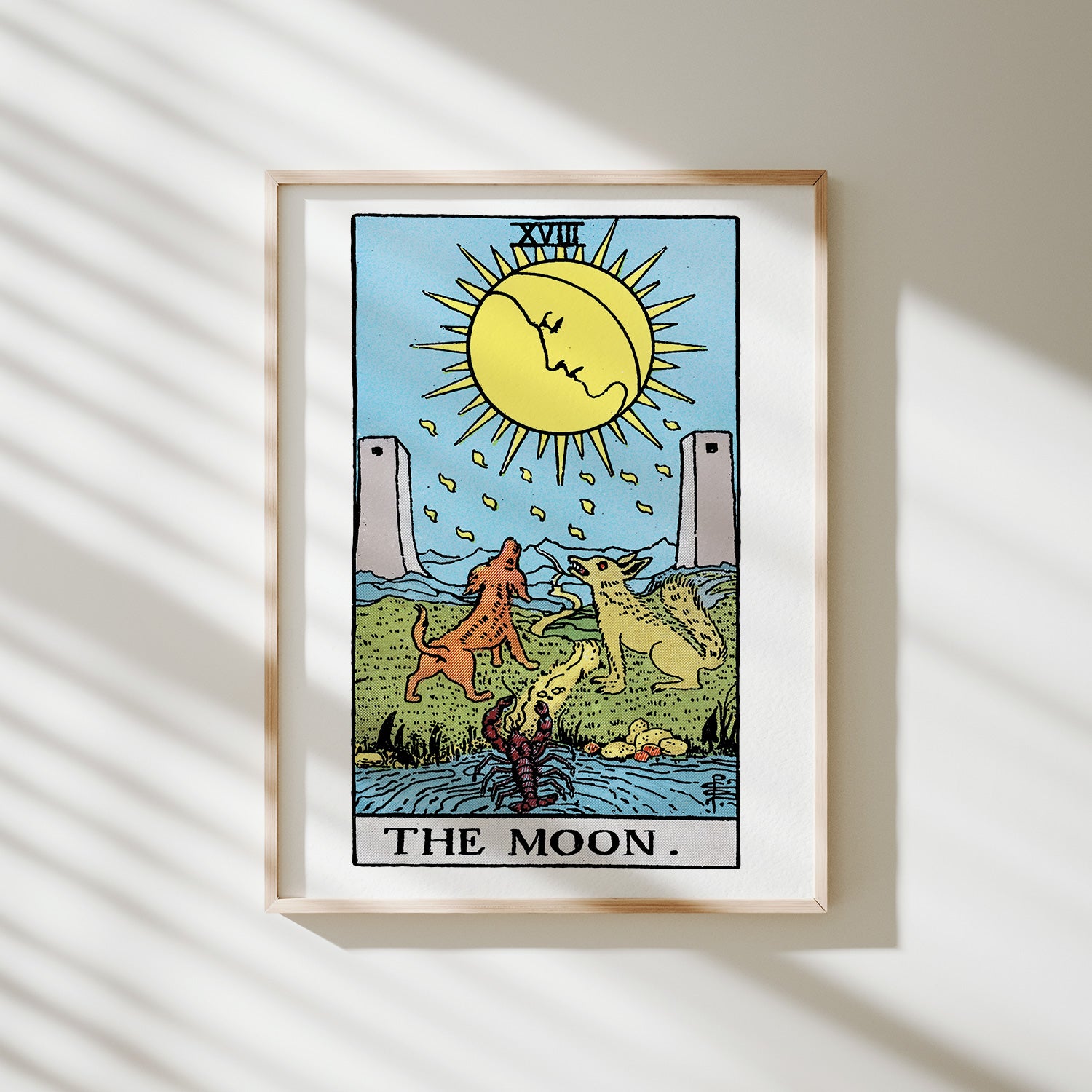 poster tarot la luna