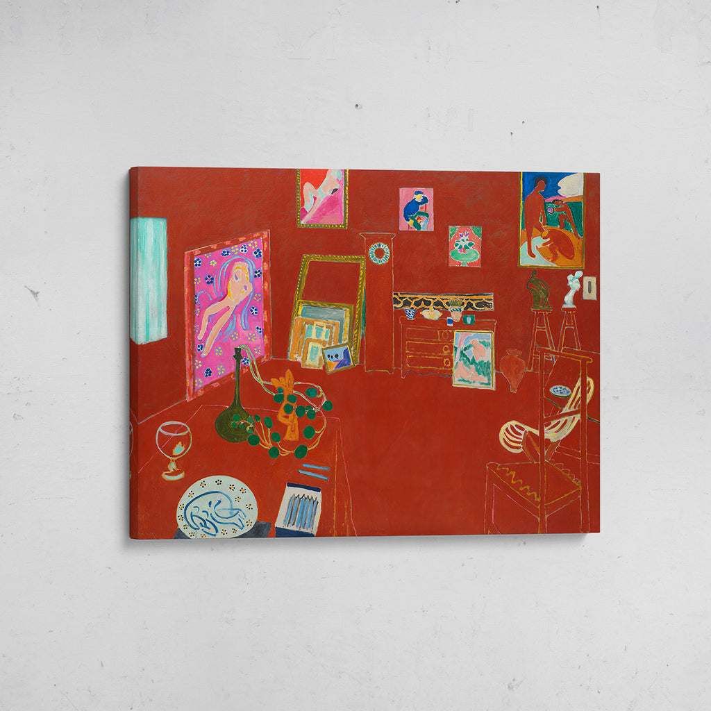 canvas el estudio rojo matisse