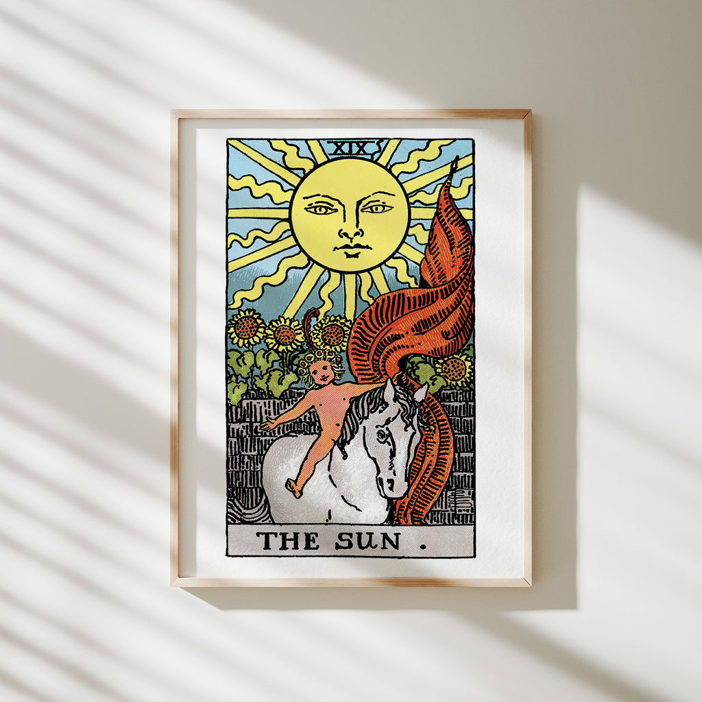 poster tarot el sol