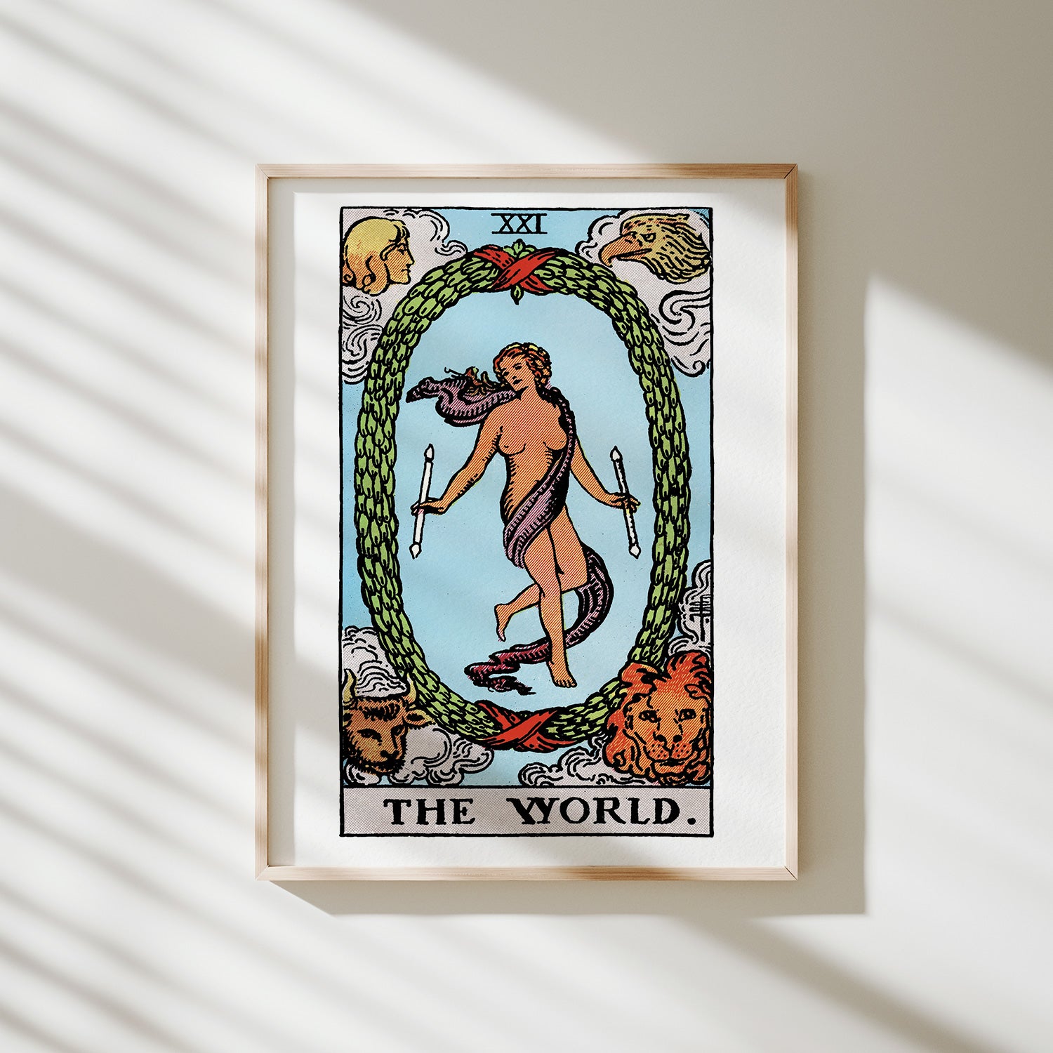 poster tarot el mundo