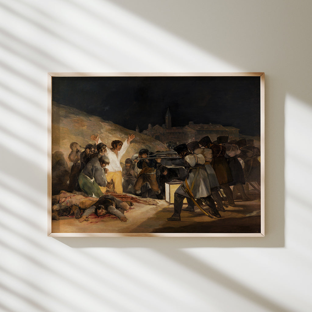 lámina el tres de mayo goya