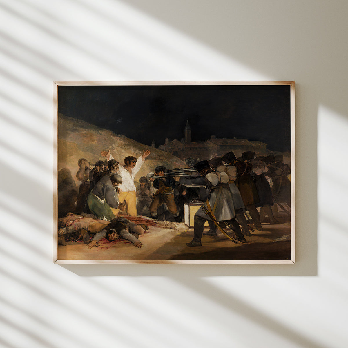 lámina el tres de mayo goya