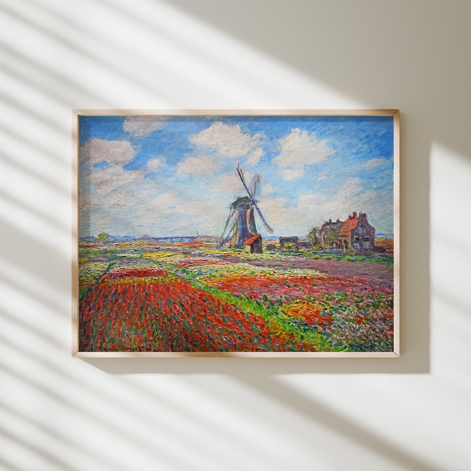 campo de tulipanes en holanda monet