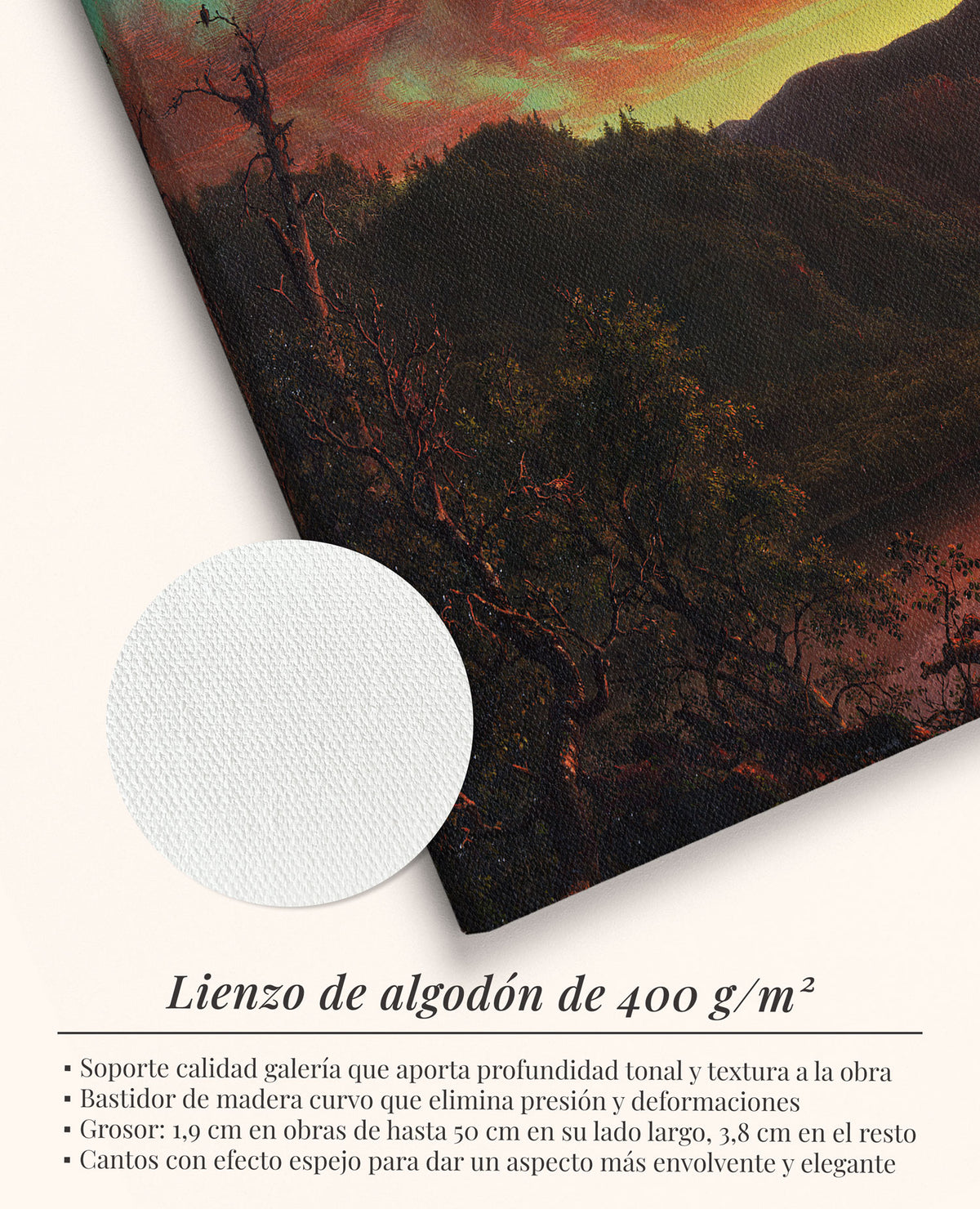 Crepúsculo en la naturaleza