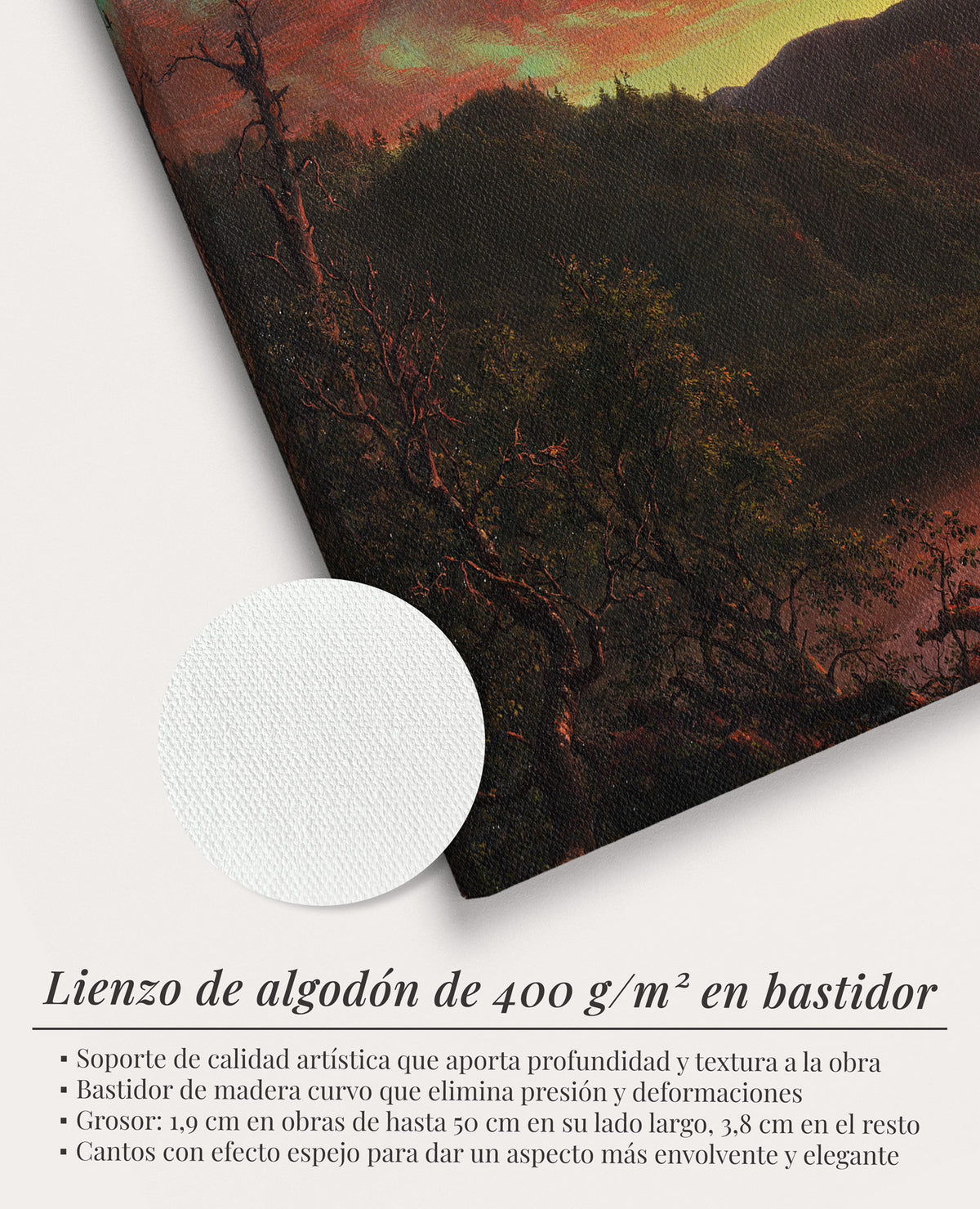 Crepúsculo en la naturaleza