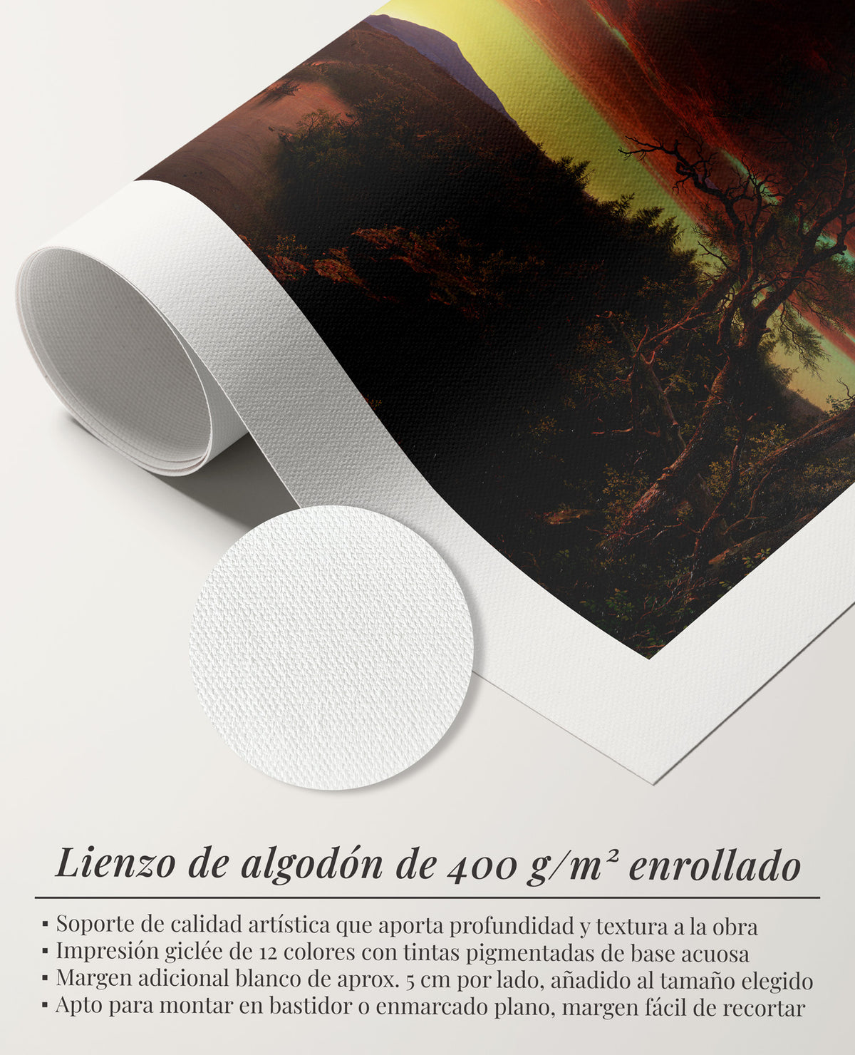 Crepúsculo en la naturaleza