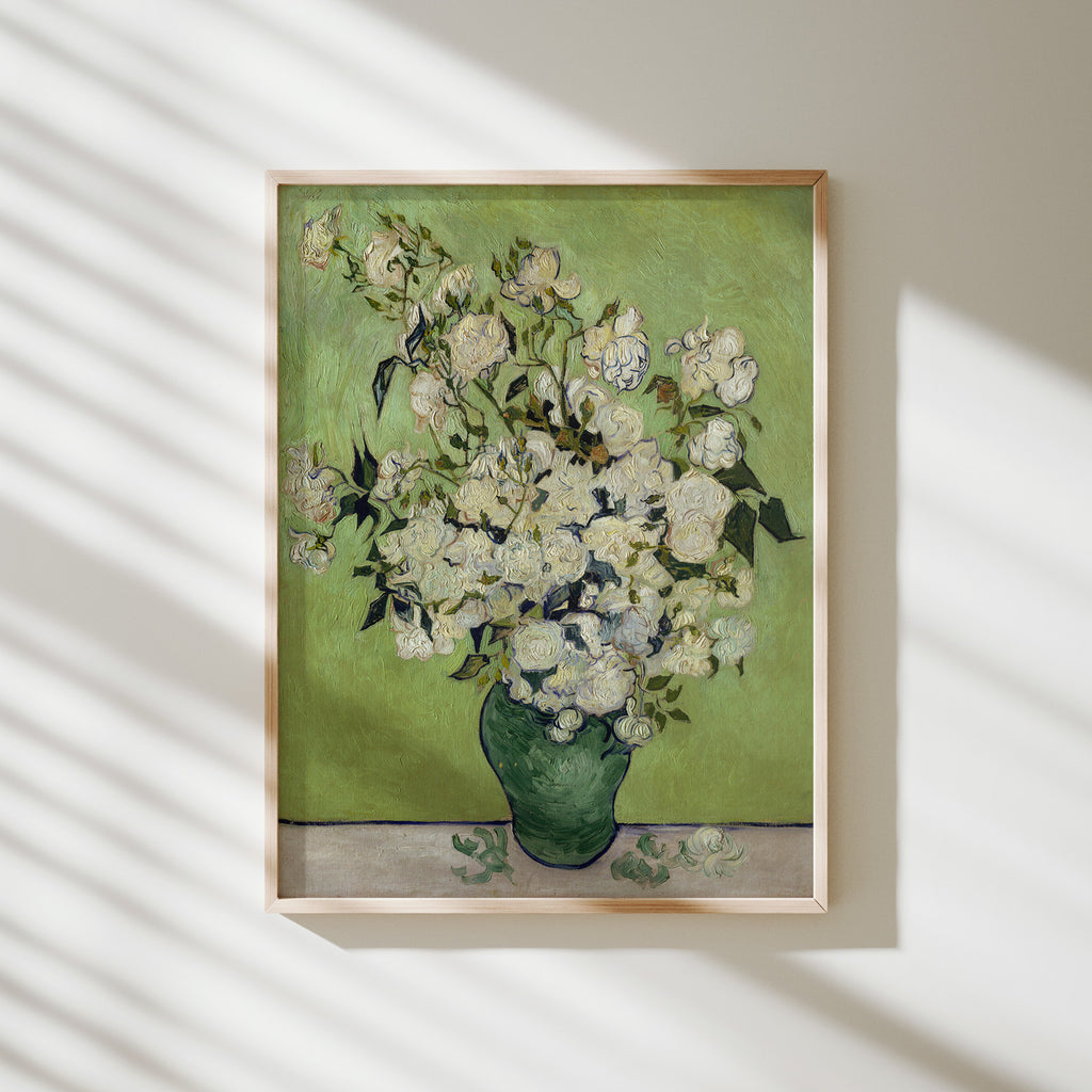 jarrón de rosas van gogh