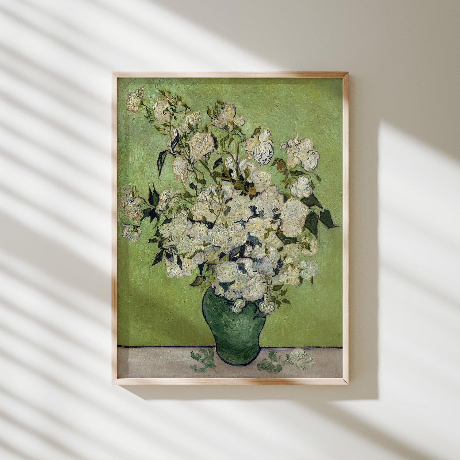 jarrón de rosas van gogh