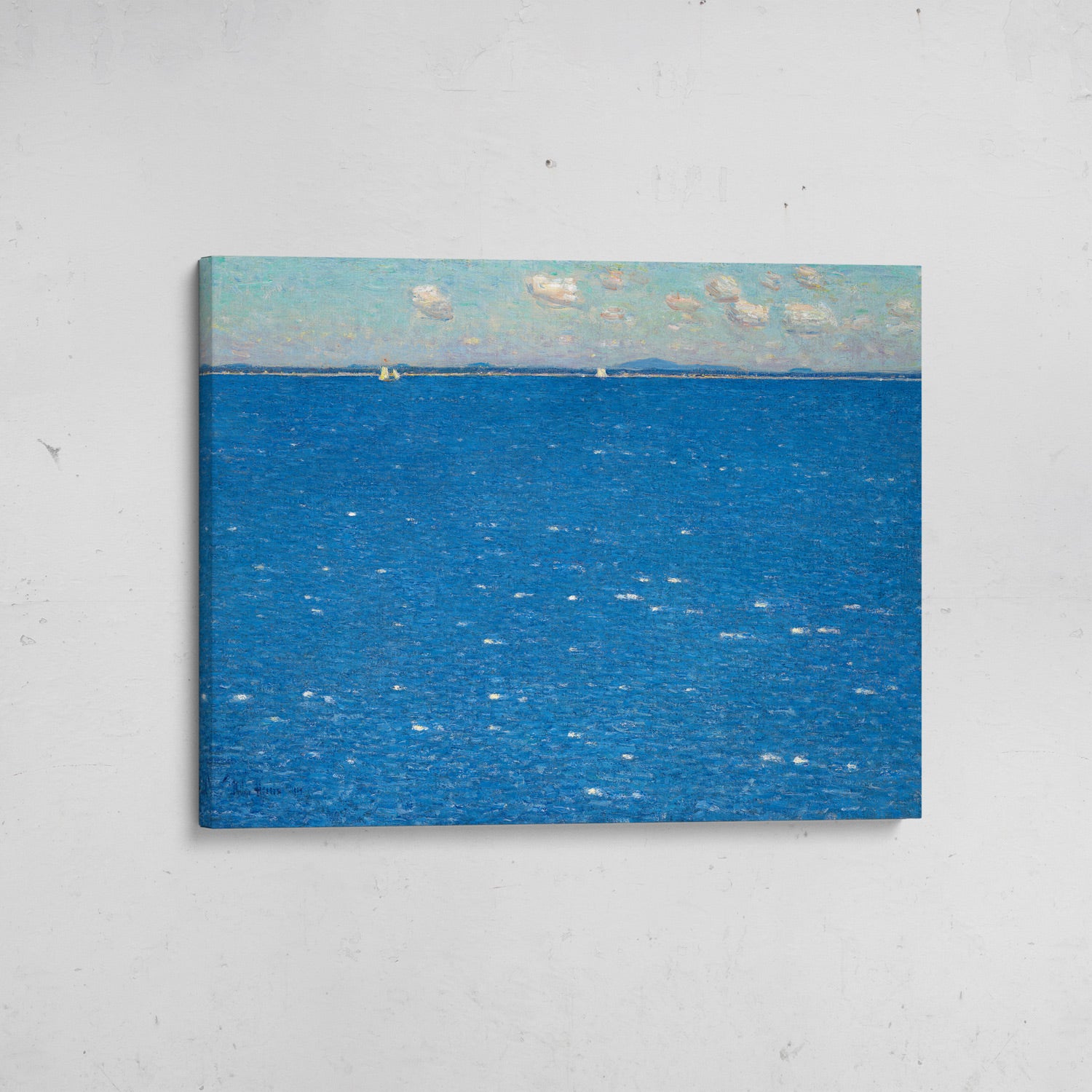 canvas el viento del oeste, isles of shoals childe hassam